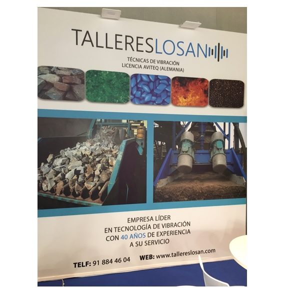 Exposición de productos para el sector áridos